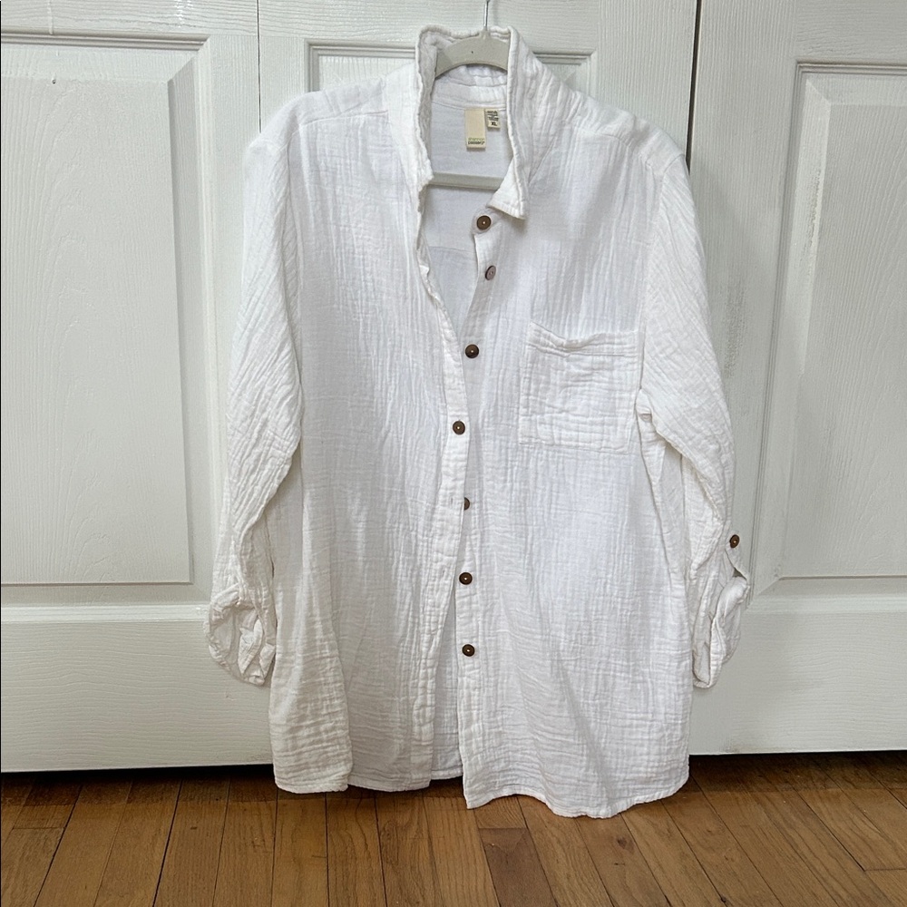 White Button-Up Shirt